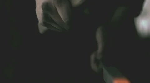 Blacksmith Hand CU Stock Footage 60793941