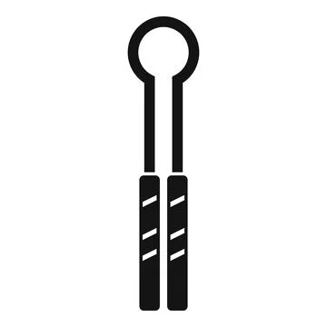Blacksmith handle tool icon, simple style Illustration