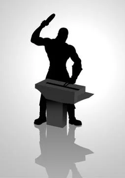 Blacksmith Stock Illustration