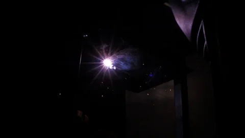 A blacksmith or welde Stock Footage 106948859