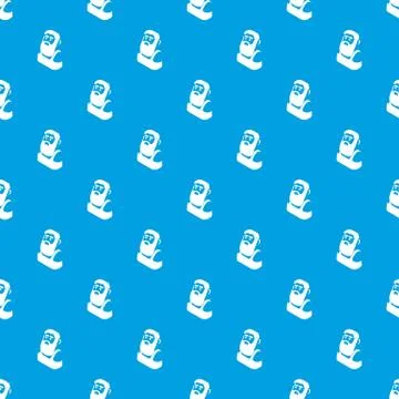 Blacksmith pattern vector seamless blue Illustrazione stock