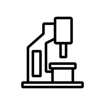 Blacksmith pres icon vector. Isolated contour symbol illustration Illustration