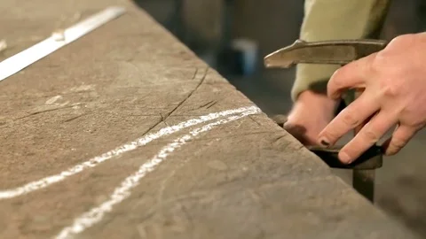 Blacksmith puts a clamp on your desktop Stock Footage 76362713
