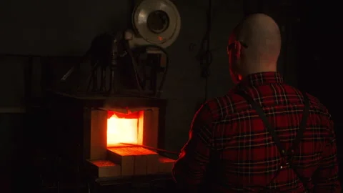 Blacksmith shop Stock Footage 273479925