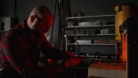 Blacksmith shop Stock Footage 273790764