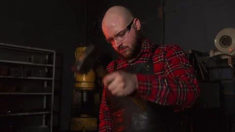 Blacksmith shop Stock Footage 273793585