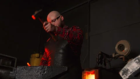 Blacksmith shop Stock Footage 273794998