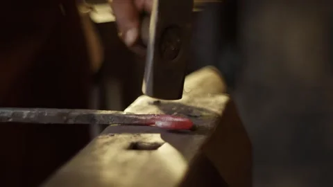 Blacksmith, Studio, Craft, Hammer Stock Footage 316114387