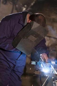 Blacksmith Welding Stock Photos
