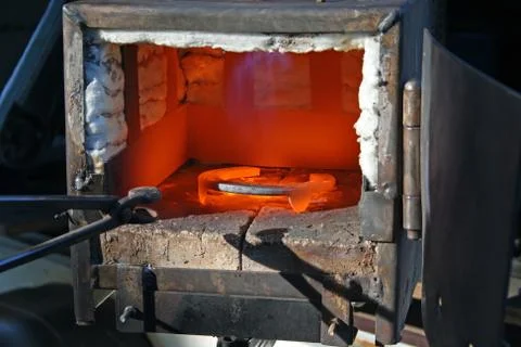 Blacksmith at work Stock Photos