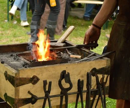  Blacksmith work Foto stock