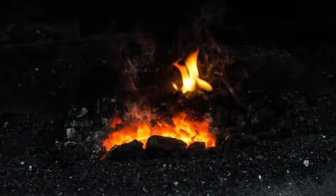 Blacksmith at work Stock Photos