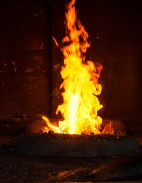 Blacksmith at work Stock Photos