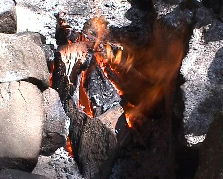 Blacksmith working metal the old-fashioned way Stock Footage 378337