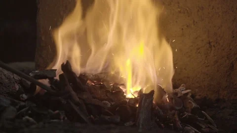 Blacksmith working in the workshop Stock Footage 166155060