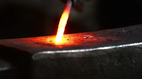 Blacksmith works Stock Footage 130758931