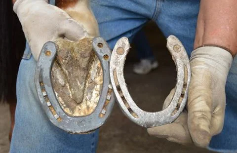 Blacksmith workshop Stock Photos