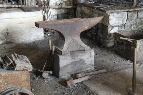 Blacksmith Workshop. Stock Photos