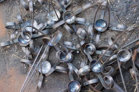 Blacksmith workspace Stock Photos