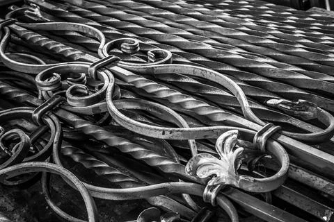 Blacksmithing. 스톡 사진