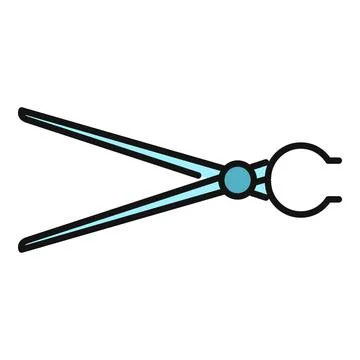 Blacksmithing tongs tool for metal working industry Stock Illustration