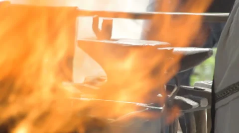 Blacksmiths Stock Footage 50878532