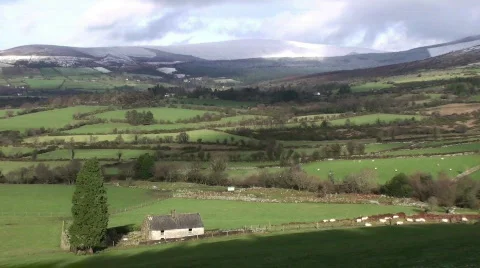 Blackstairs Landscape Stock Footage 316906