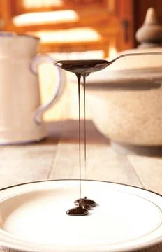 Blackstrap molasses Stock Photos