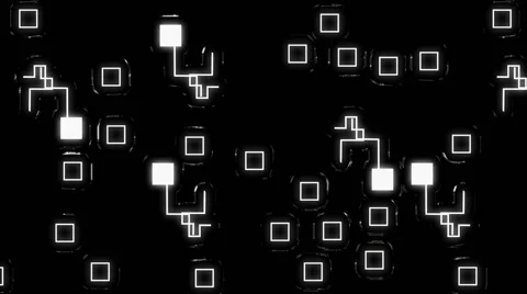 Black&amp;white loop Stock Footage 58942734