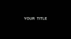 Black&White Trailer Display Stock After Effects