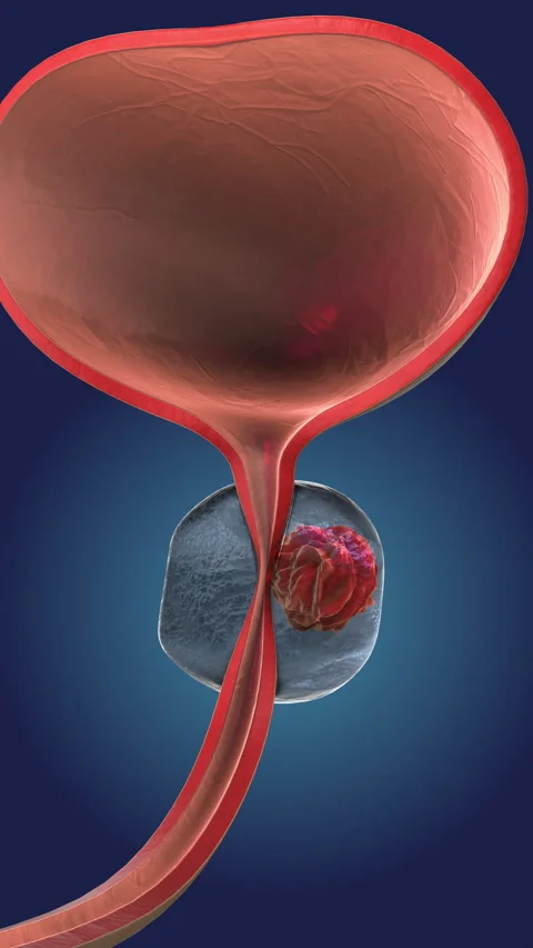 Bladder Function Impacted by Prostate Gland Cancer 스톡 동영상 333723088