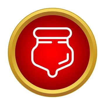 Bladder icon representing urology and human anatomy 库存插图