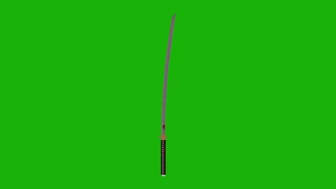 Blade animation on green screen 库存影片 334418095