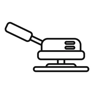 Blade grinding machine icon outline vector. Hand tool Stock Illustration