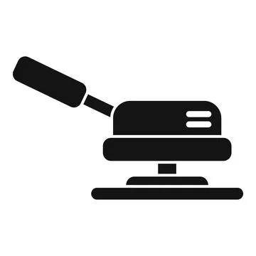Blade grinding machine icon simple . Hand tool Stock Illustration