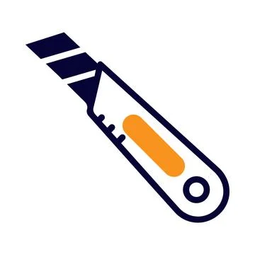 Blade, knife, kitchen cutter, cutter knife icon Stock Illustration
