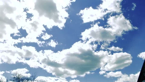 The blade of a small helicopter rotates against the sky 動画素材 154107747