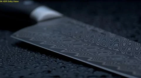 The blade of a table knife Stock Photos