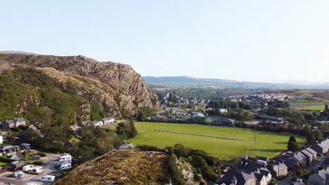 Blaenau Ffestiniog drone clips 库存影片 148425713