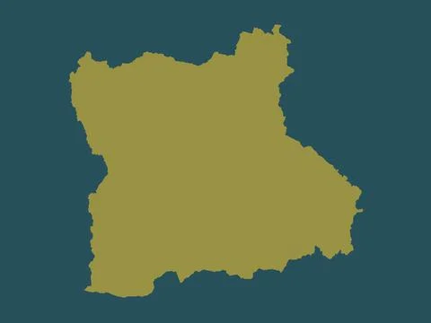 Blagoevgrad, Bulgaria. Solid color shape Stock Illustration