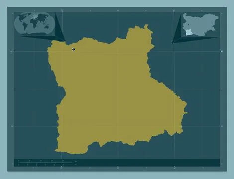 Blagoevgrad, Bulgaria. Solid color shape 스톡 일러스트