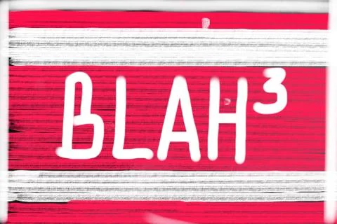 Blah blah blah Stock Illustration