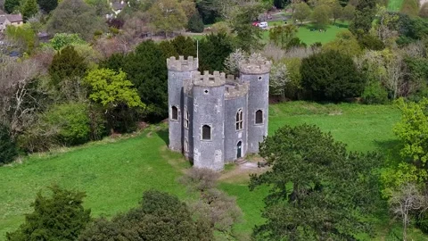Blaise park in Bristol by drone (4) telephoto lens 動画素材 320864745