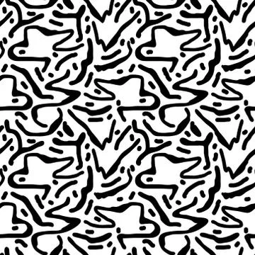 Blak and white pattern Stock Illustration