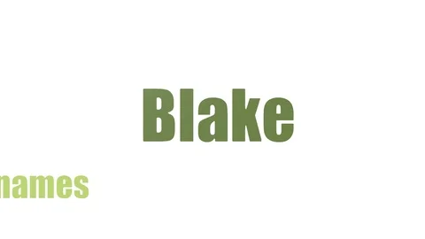 Blake Word Cloud Animated On White Backg... | Stock Video | Pond5