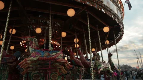 Blandford fun fair 11 Stock Footage 5166165