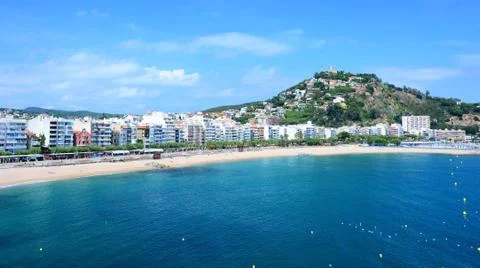 Blanes, Spain 库存照片