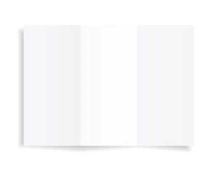 Blank A4 sheet of white paper with shadow, template for your design. Set. Vec 스톡 일러스트