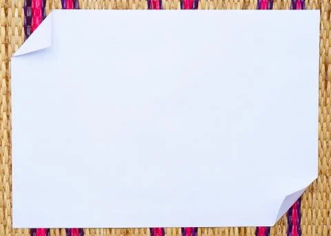 Blank A4 white paper Stock Photos
