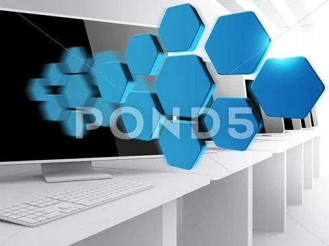 Blank abstract diagram Stock Illustration